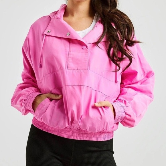 Year of Ours Jackets & Blazers - Year of Ours Runyon Pullover Pink Womens XL